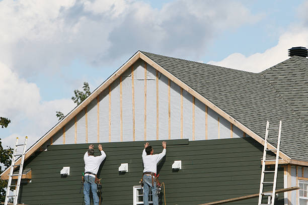 Professional Siding Replacement technician working in Sanford, NC